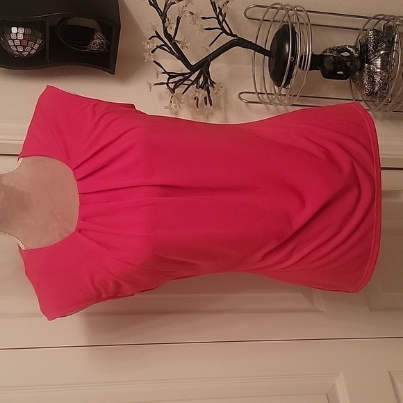 Grayson Size S Hot Pink Sleeveless Top, Excellent Condition! - Picture 1 of 5
